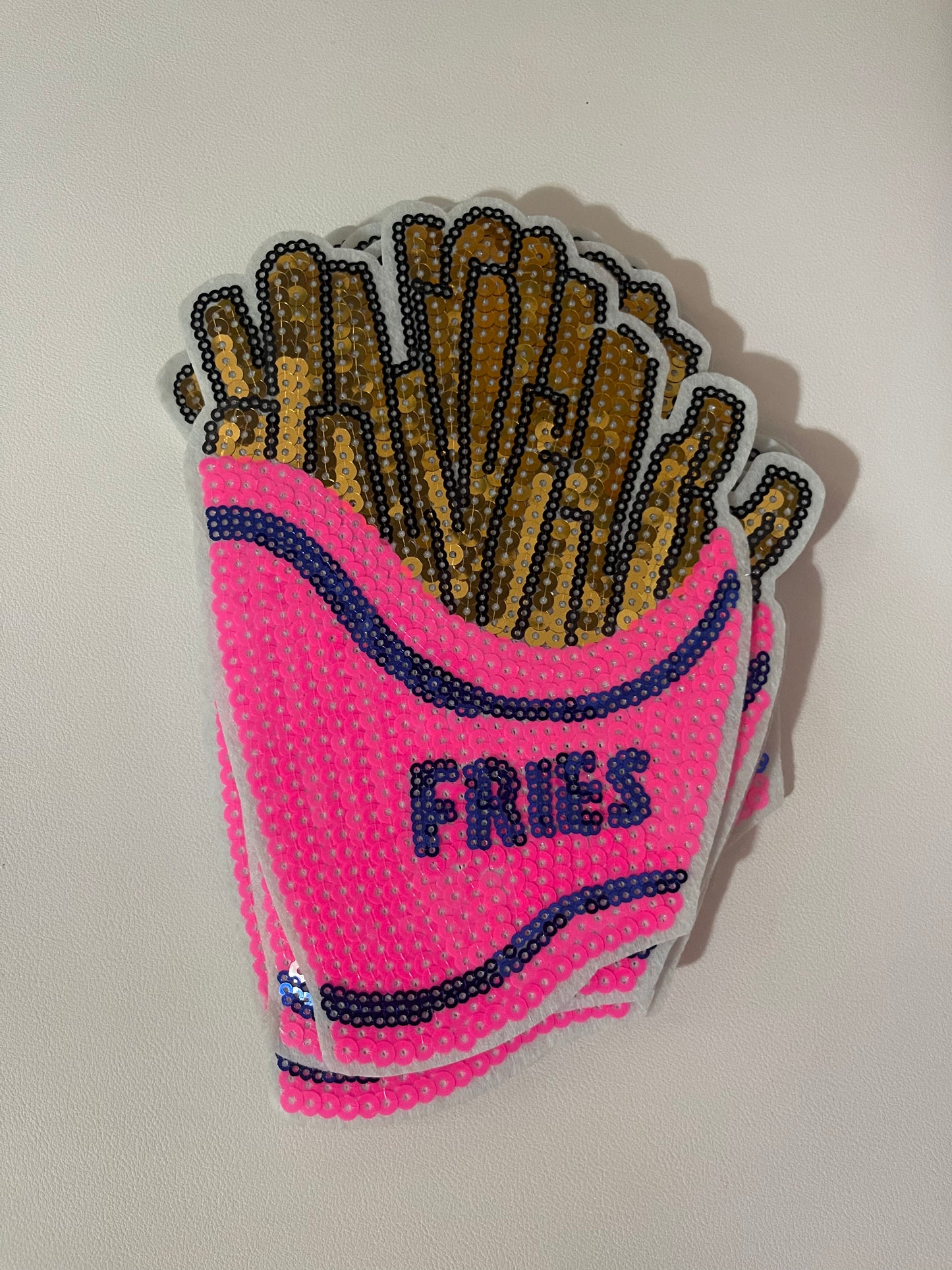 Fries Iron-On Patches