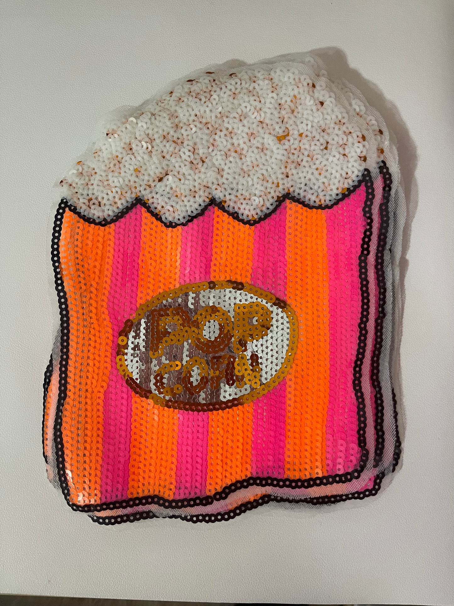 Pop Corn Iron-On Patches