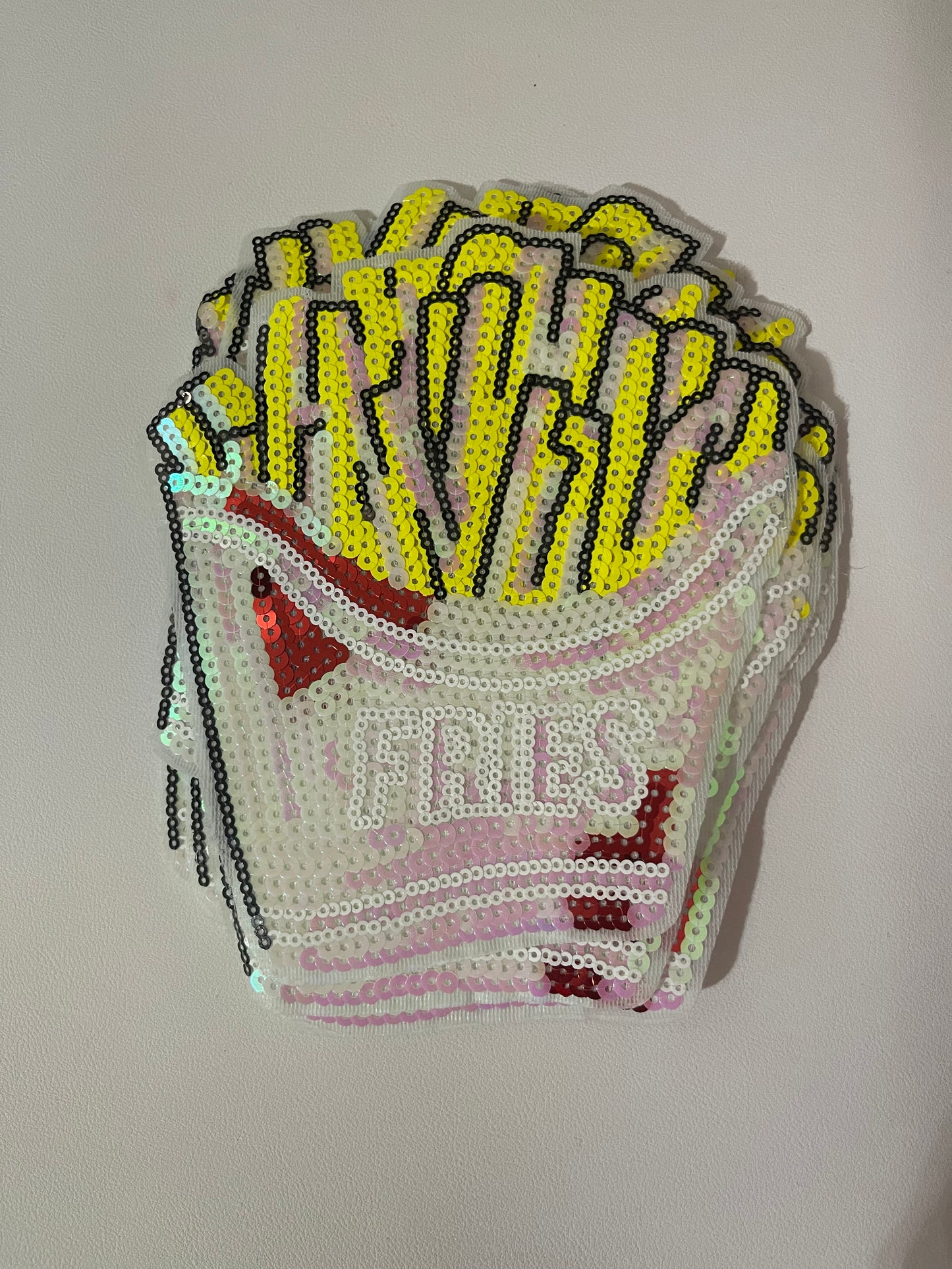 Fries Iron-On Patches