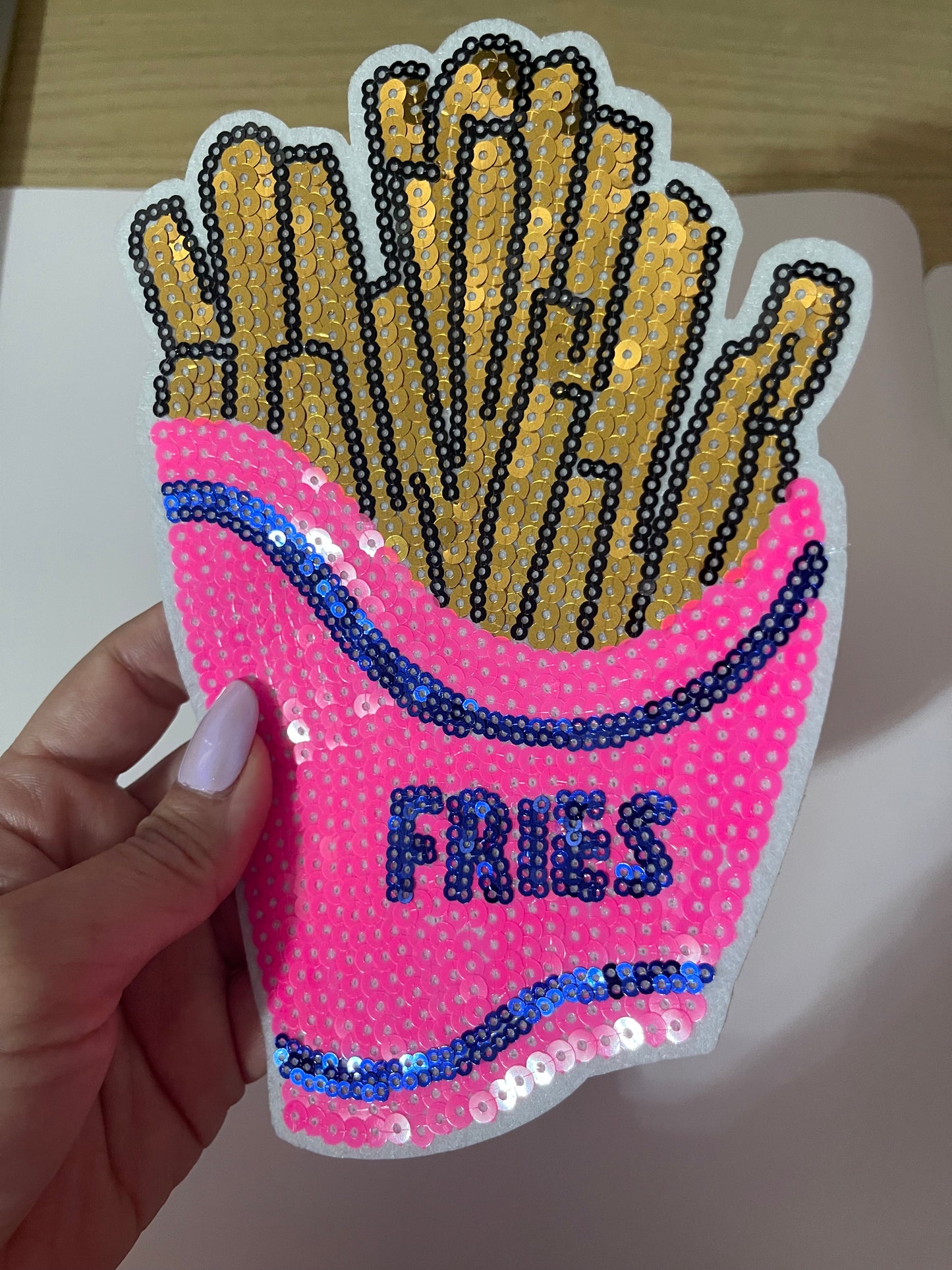 Fries Iron-On Patches
